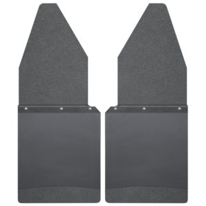 Kick Back Mud Flaps 12" Wide - Black Top and Black Weight